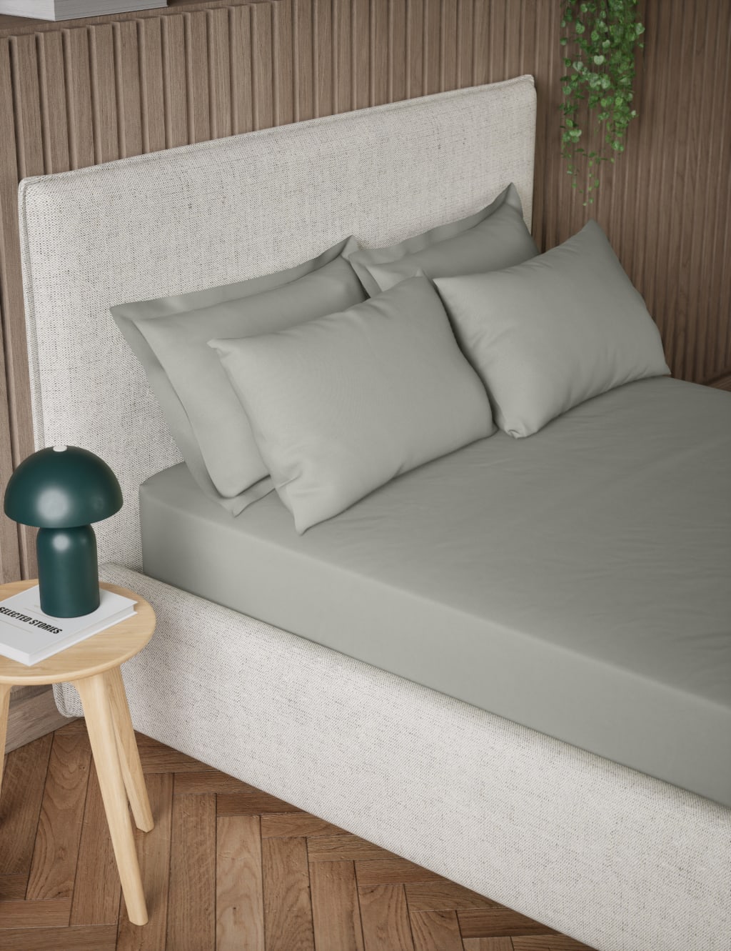 Pure Cotton 300 Thread Count Extra Deep Fitted Sheet