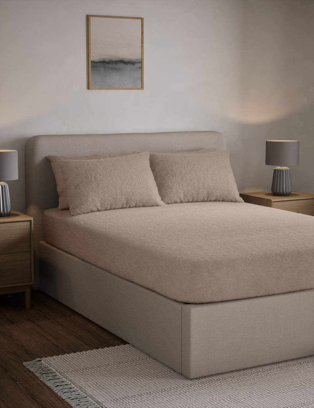 Teddy Fleece Deep Fitted Sheet