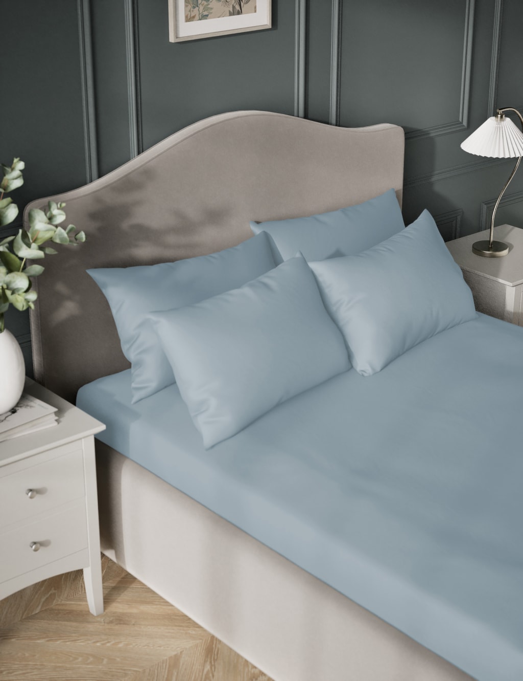 Egyptian Cotton Sateen 400 Thread Count Flat Sheet