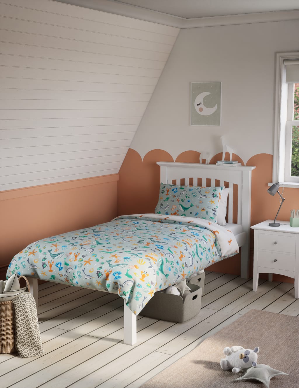 Sea Life Pure Cotton Bedding Set