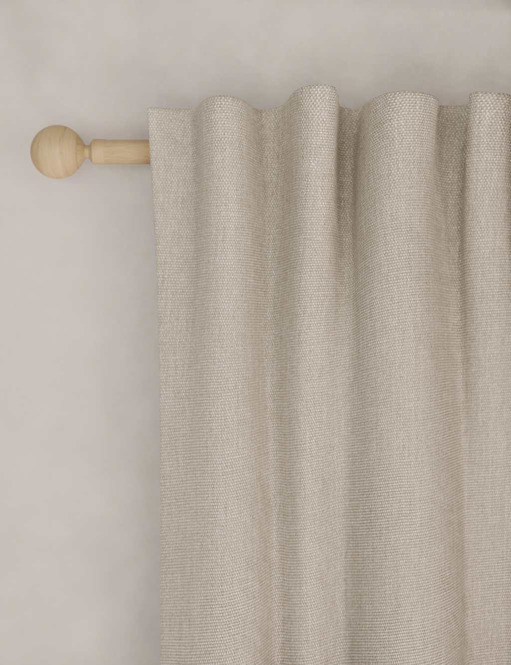 M&S Brushed Multiway Blackout Curtains Champagne