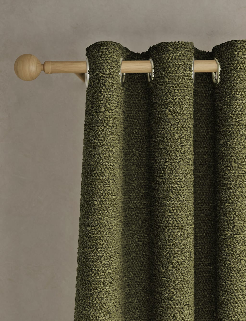 Bouclé Eyelet Curtains