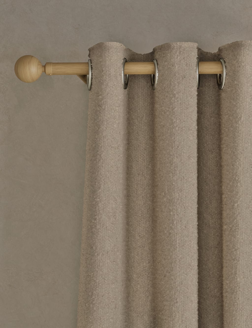 Bouclé Eyelet Curtains