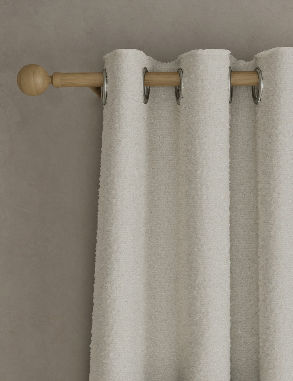 Bouclé Eyelet Curtains