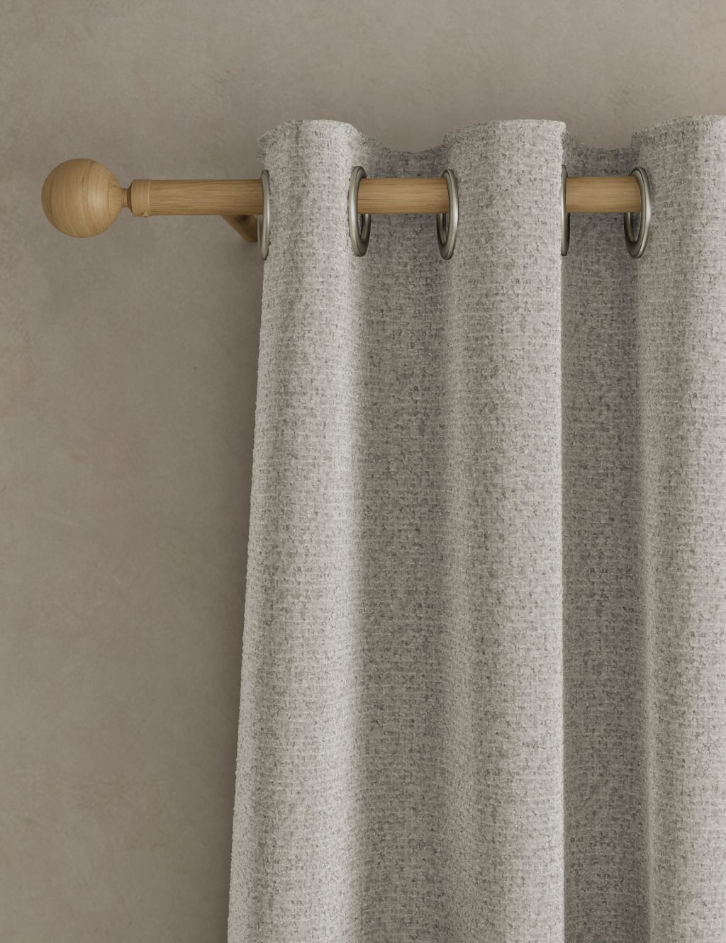 Boucle Marl Eyelet Curtains