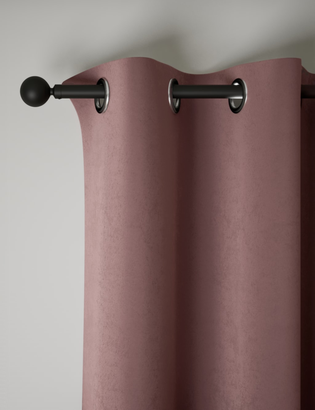 Velvet Eyelet Curtains
