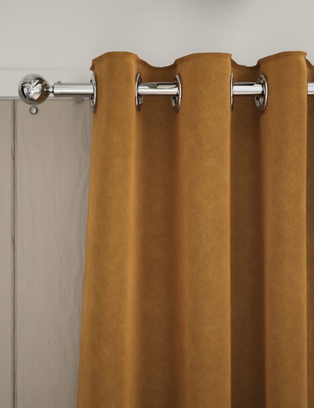 Velvet Eyelet Thermal Curtains