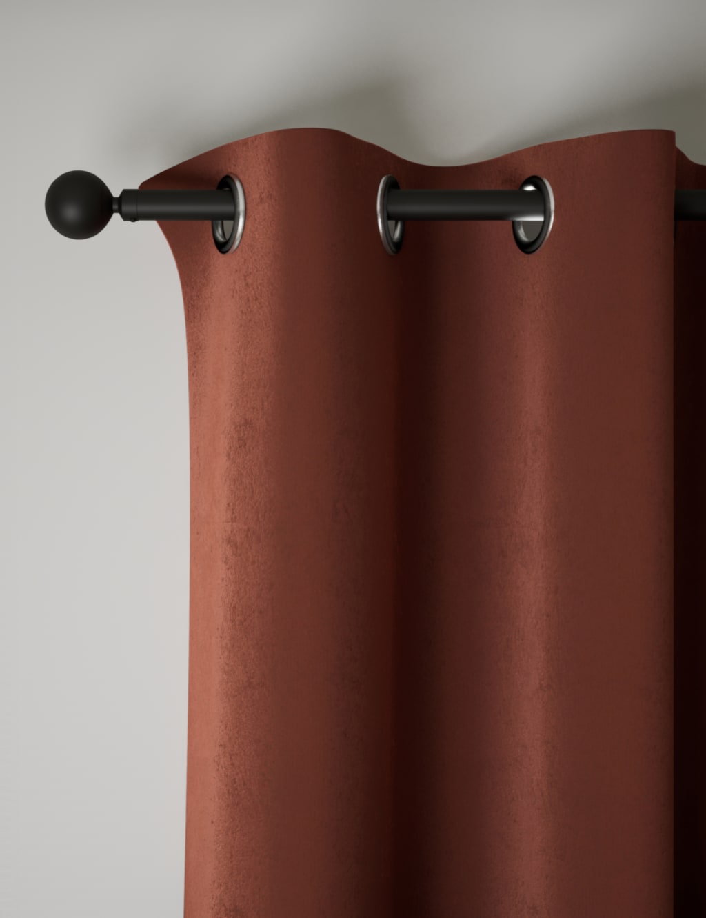 Velvet Eyelet Thermal Curtains