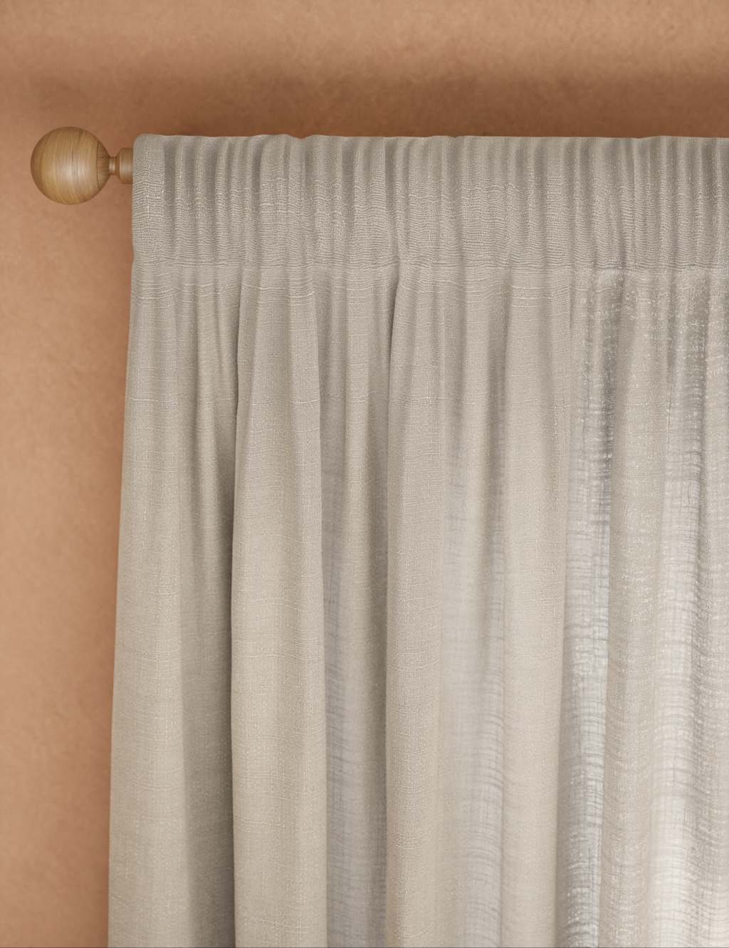 Sheer Slot Top Curtains