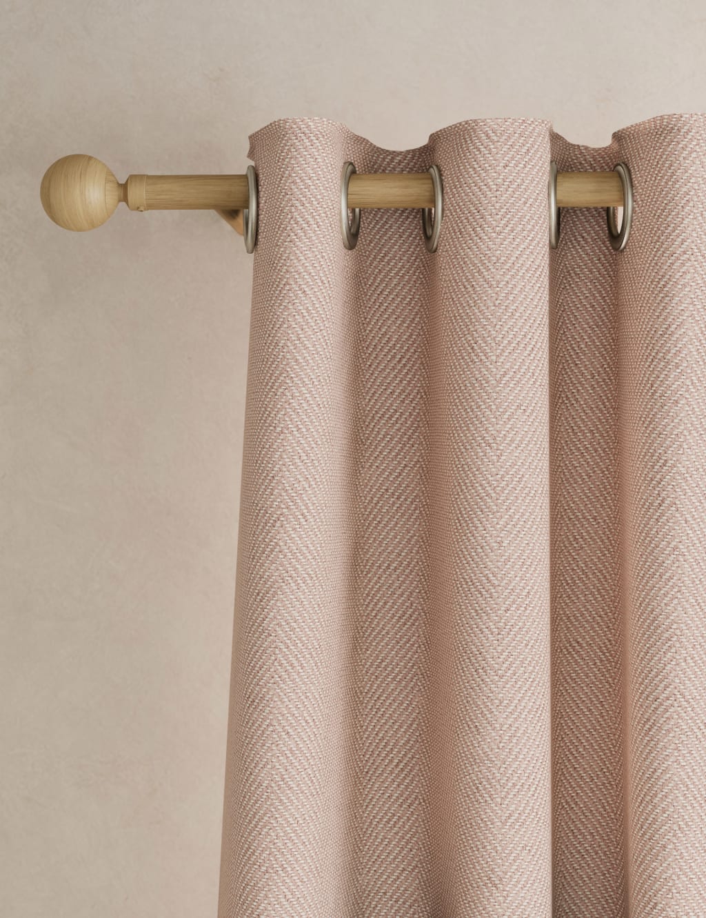Herringbone Eyelet Curtains