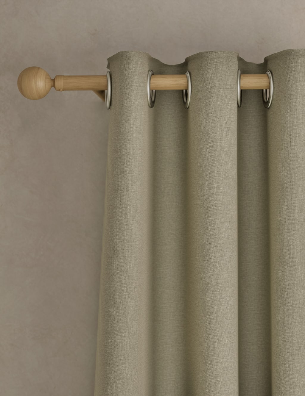 Brushed Eyelet Ultra Thermal Blackout Curtains