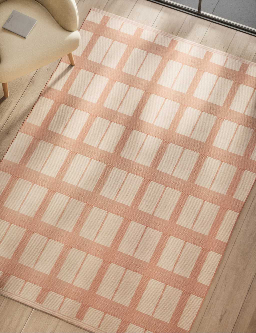 Checked Outdoor Rug