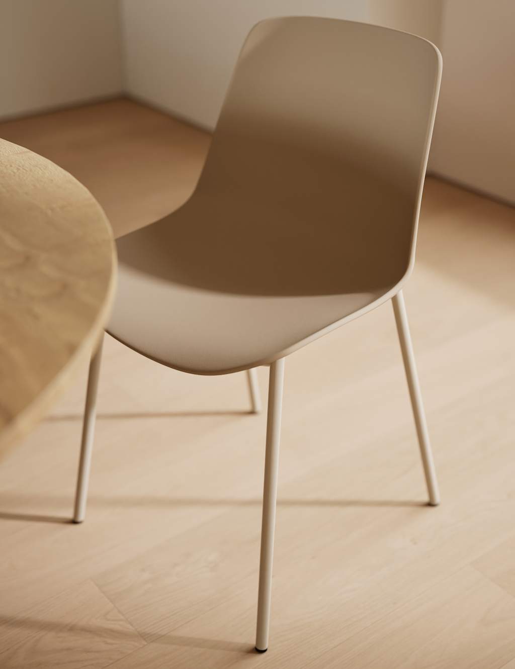 M&S Set of 2 Zoe Dining Chairs - Neutral