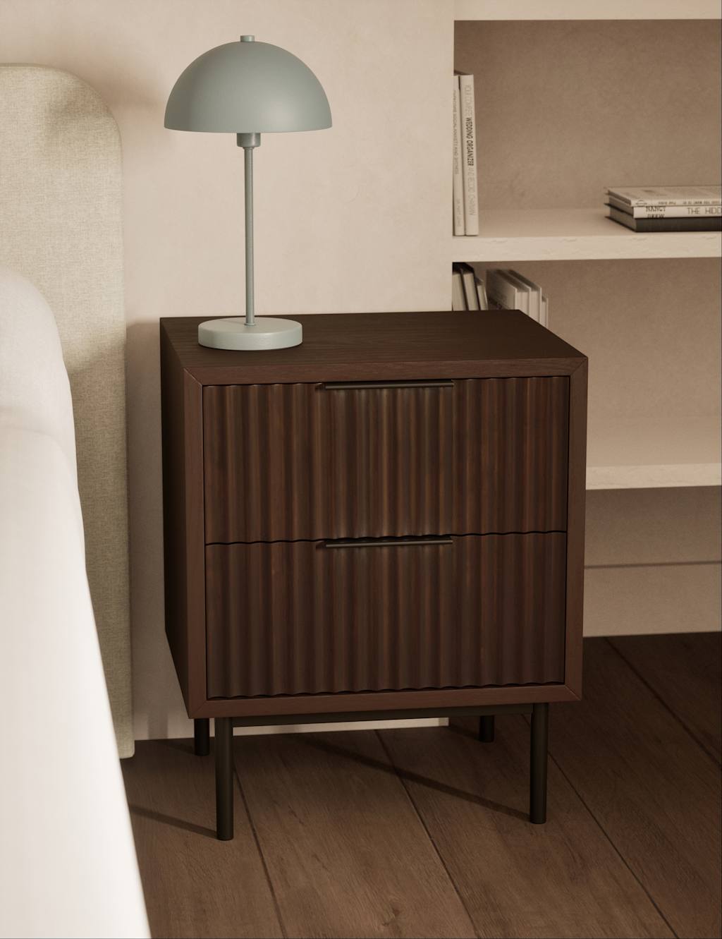 Wharf 2 Drawer Bedside Table