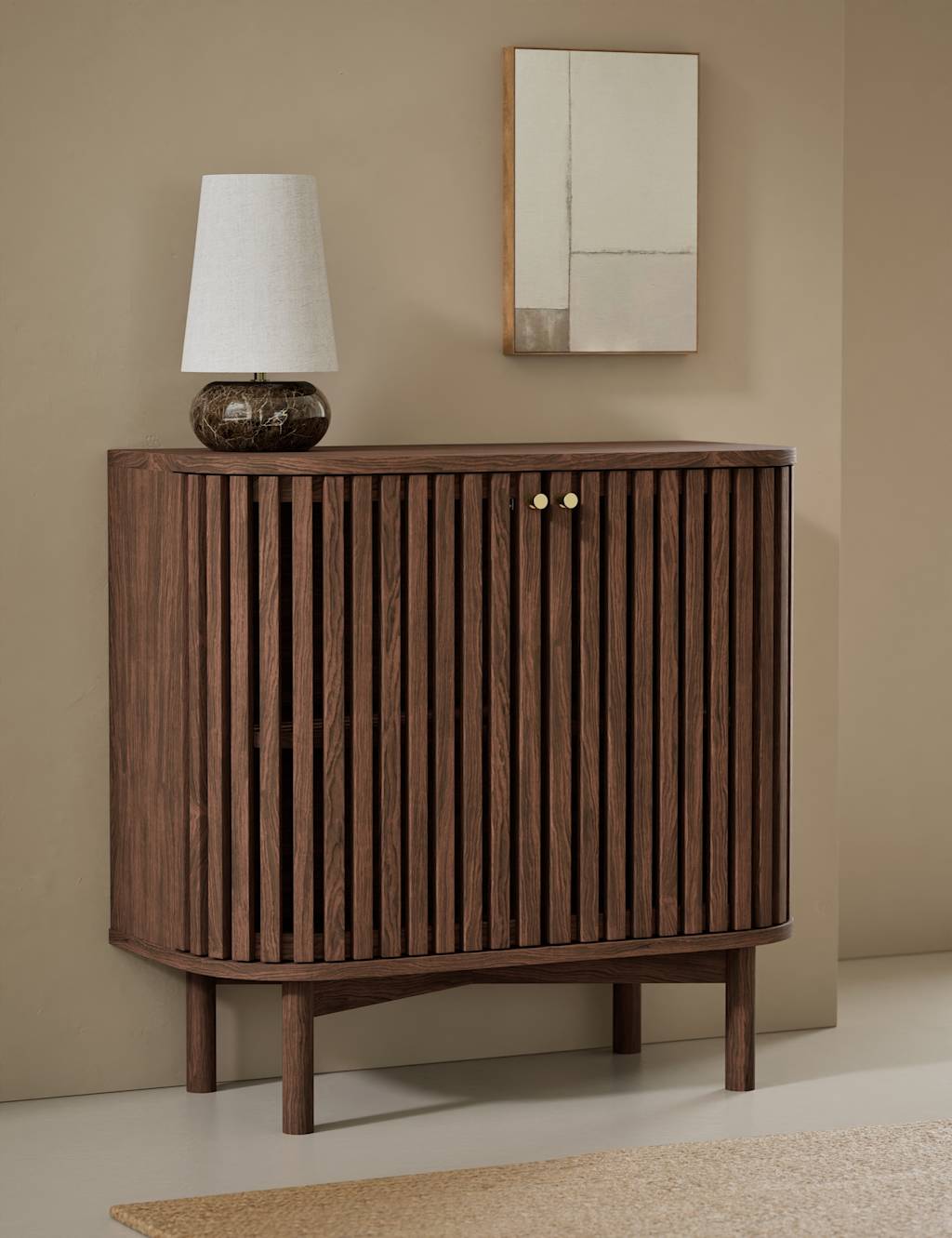 M&S Boardwalk Compact Sideboard Chestnut