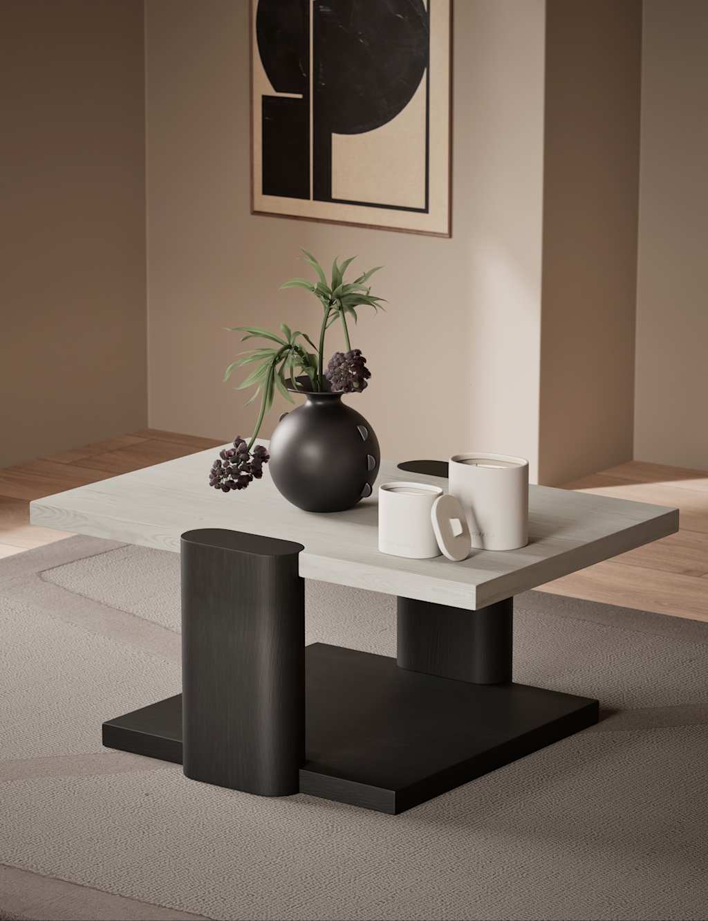 M&S X Kelly Hoppen Coffee Table Charcoal Mix