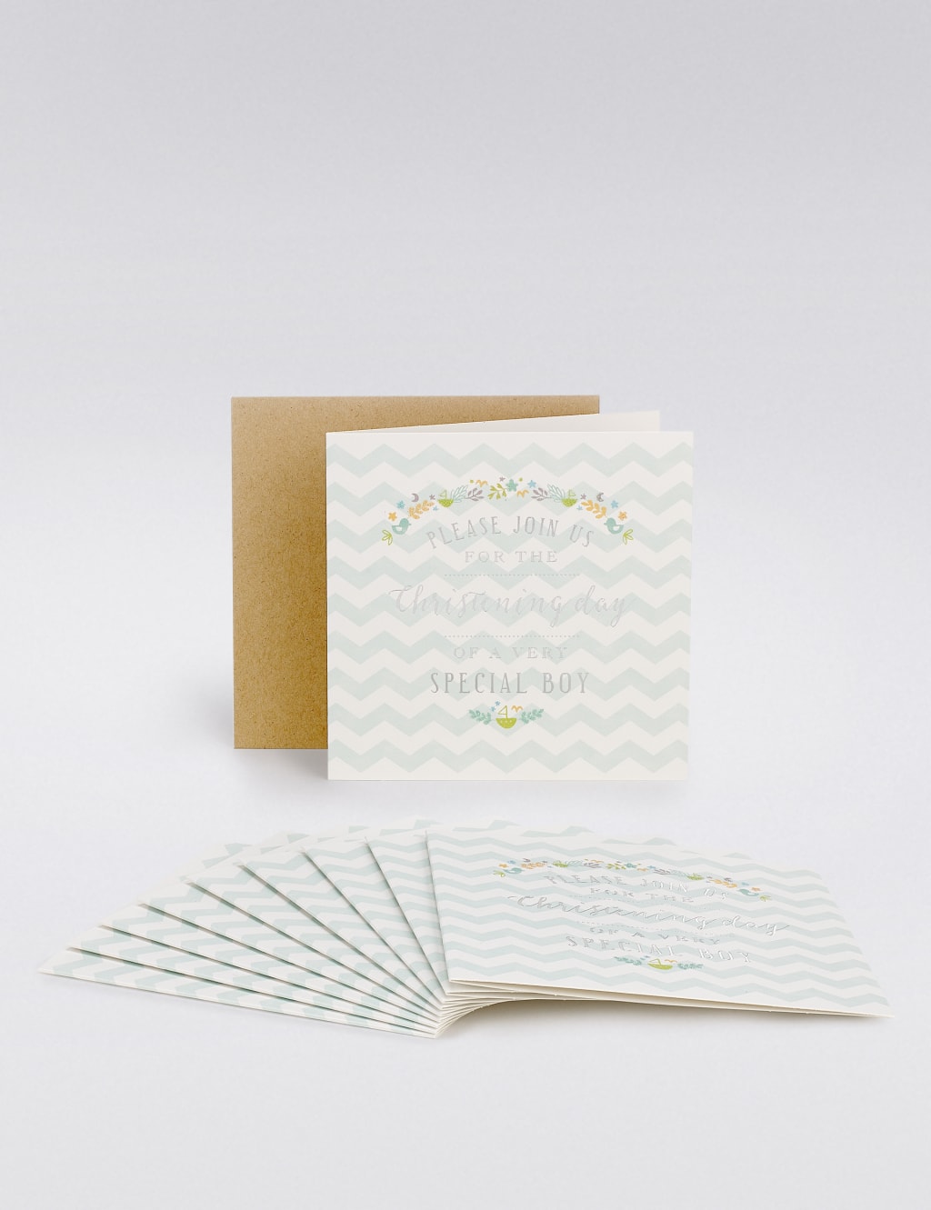 M&S Boy Christening Invites