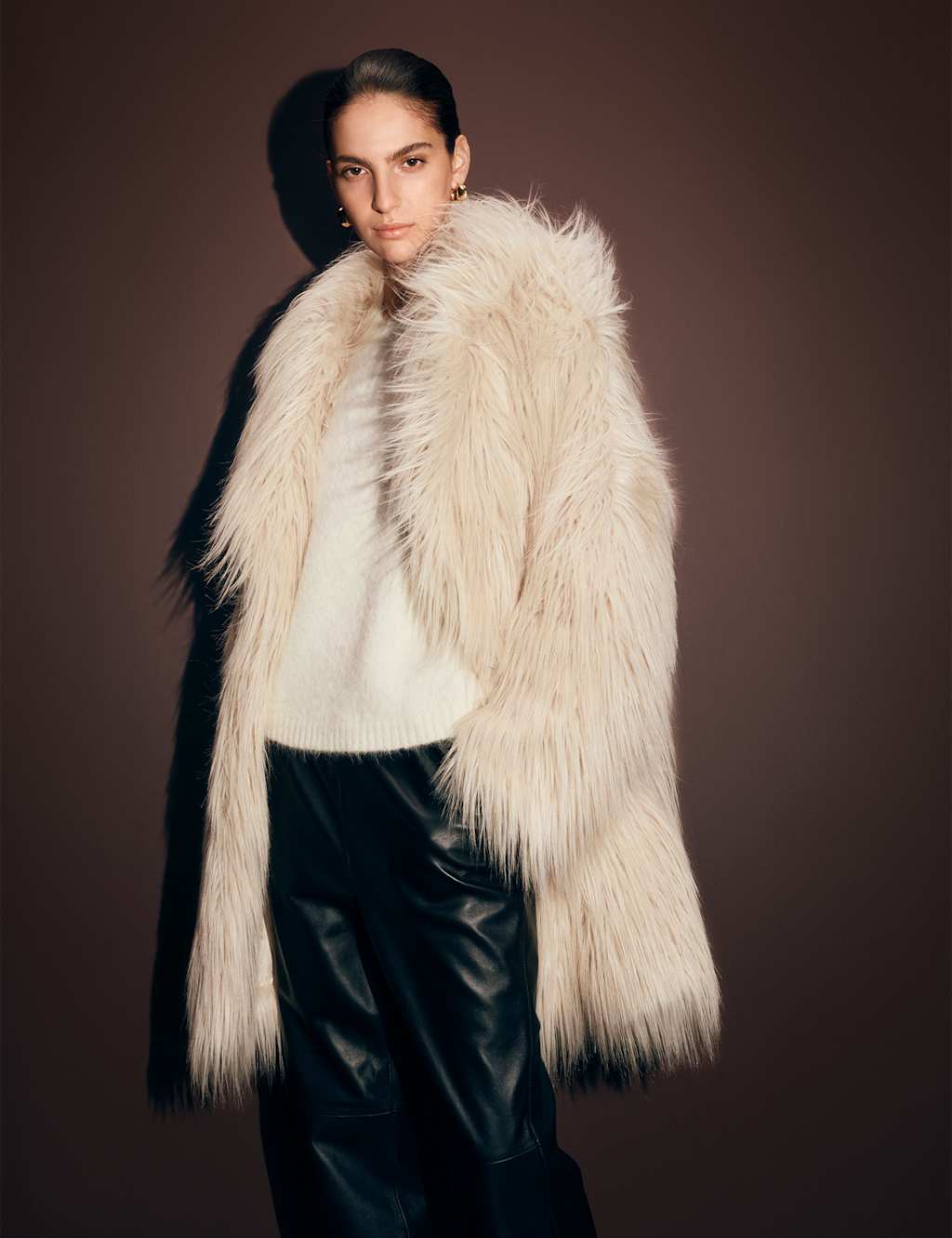 Autograph Alpaca Rich Crew Neck Jumper Ivory