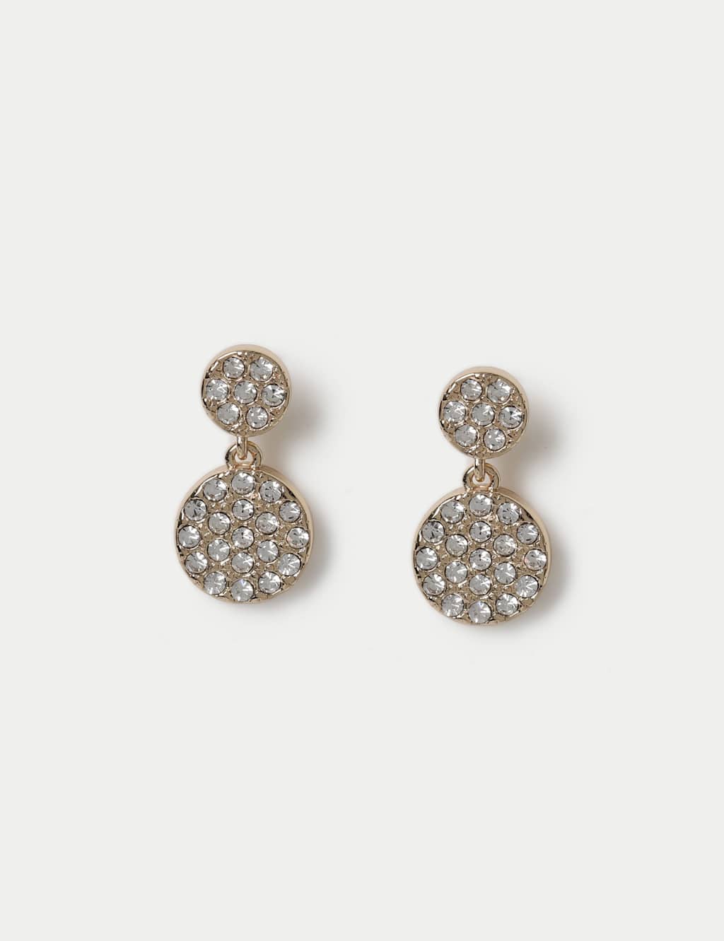 M&S Gifting Disc Ditsy Earrings Gold