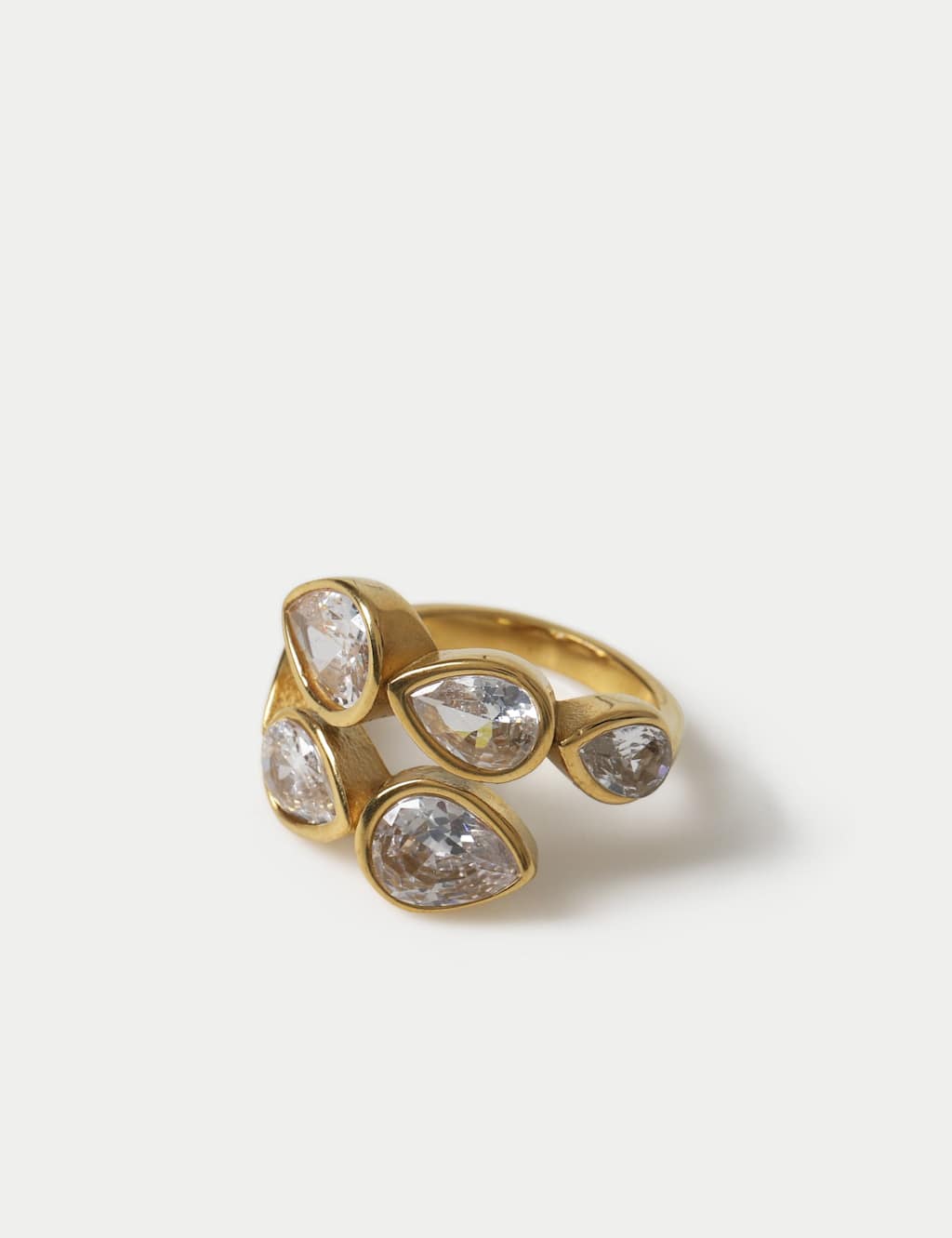 Autograph Autograph Cubic Zirconia Twist Ring Gold