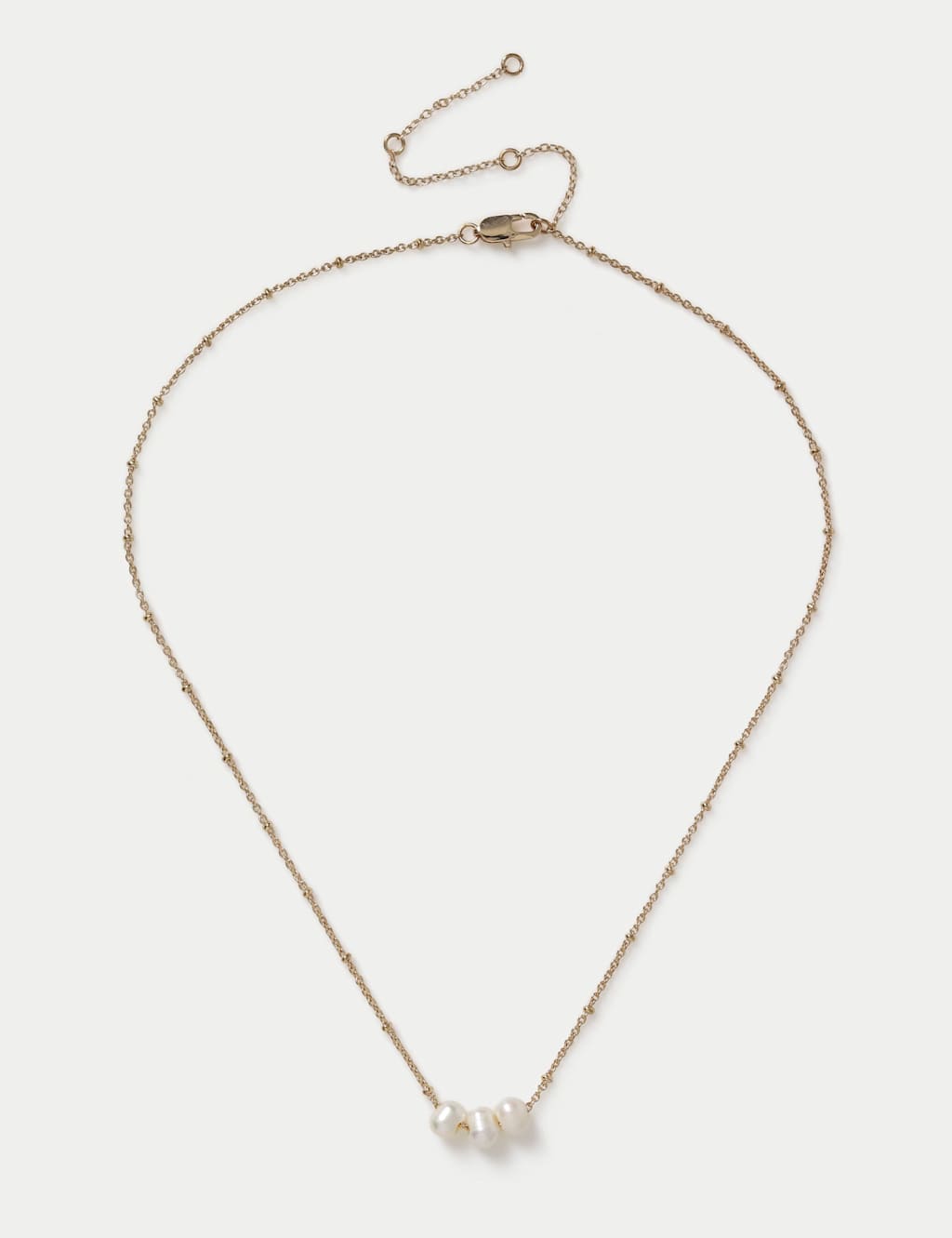 M&S Freshwater Pearl Necklace Gold