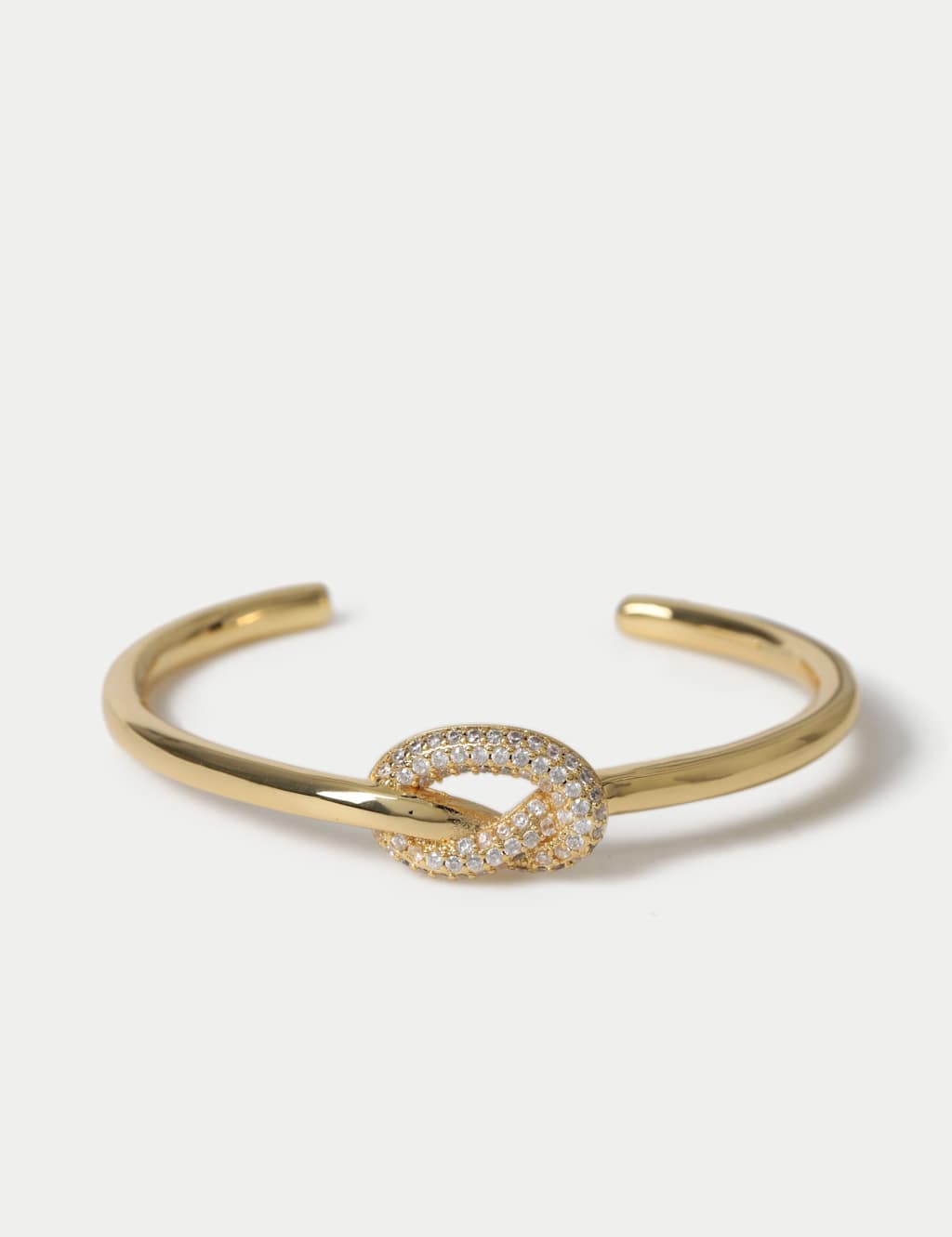 M&S Autograph Knot Embellished Bangle Gold