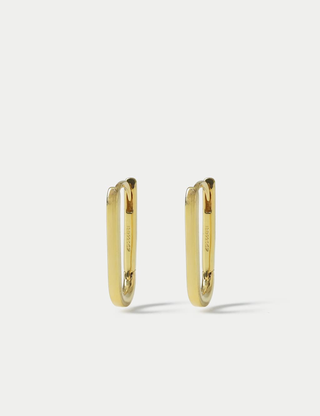 M&S Women's Sterling Silver Gold Plated Earrings