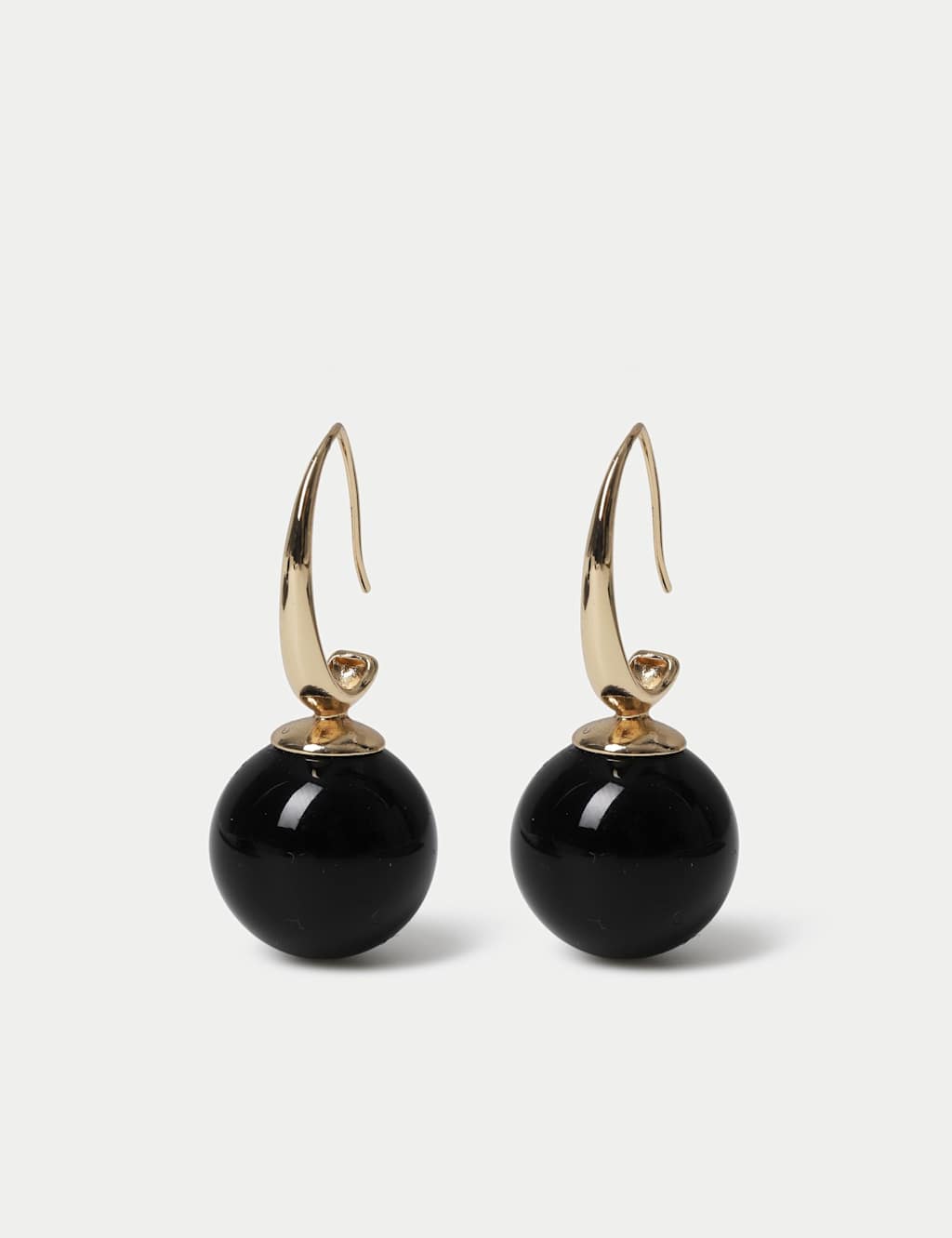 M&S Women's Sphere Drop Earrings - Gold