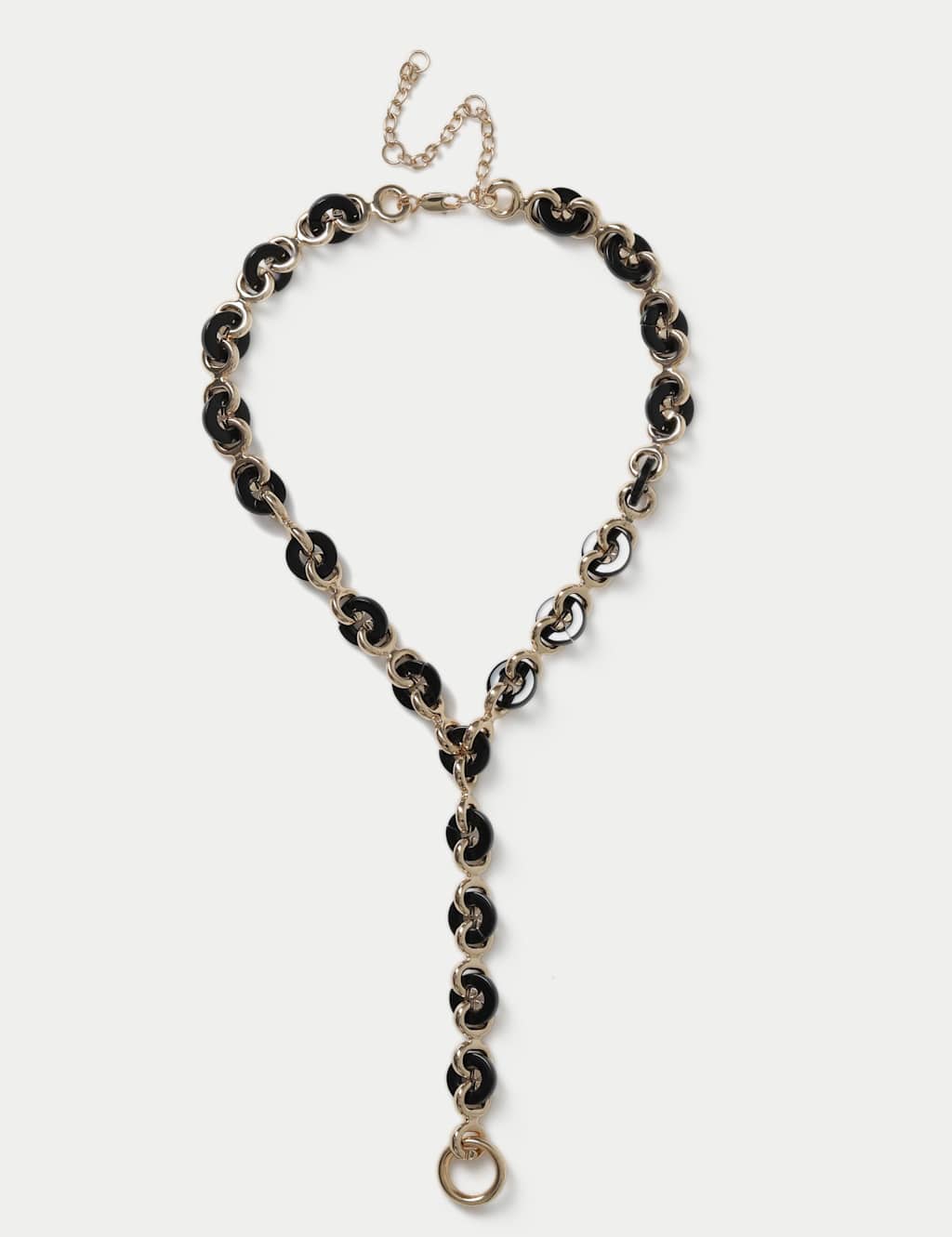 M&S Women's Multi-Link Y-Necklace - Gold