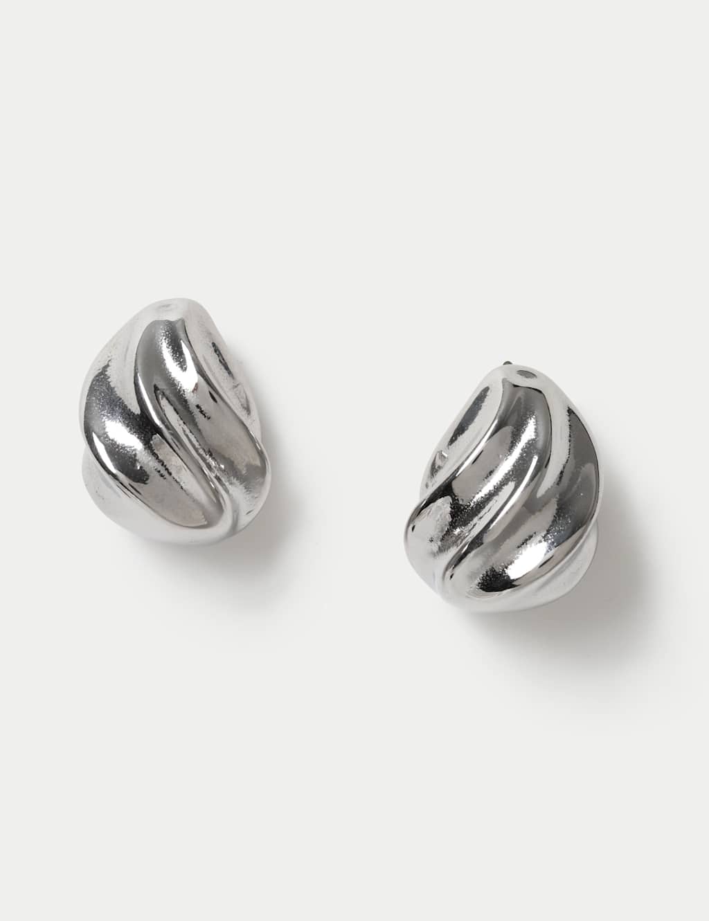 Autograph Women's Stainless Steel Teardrop Stud Earrings - Silver