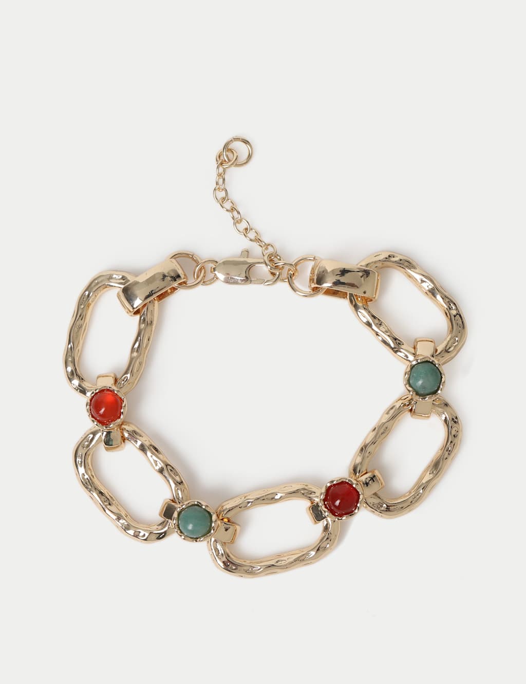 Per Una Women's Natural Stone Chunky Link Bracelet - Gold