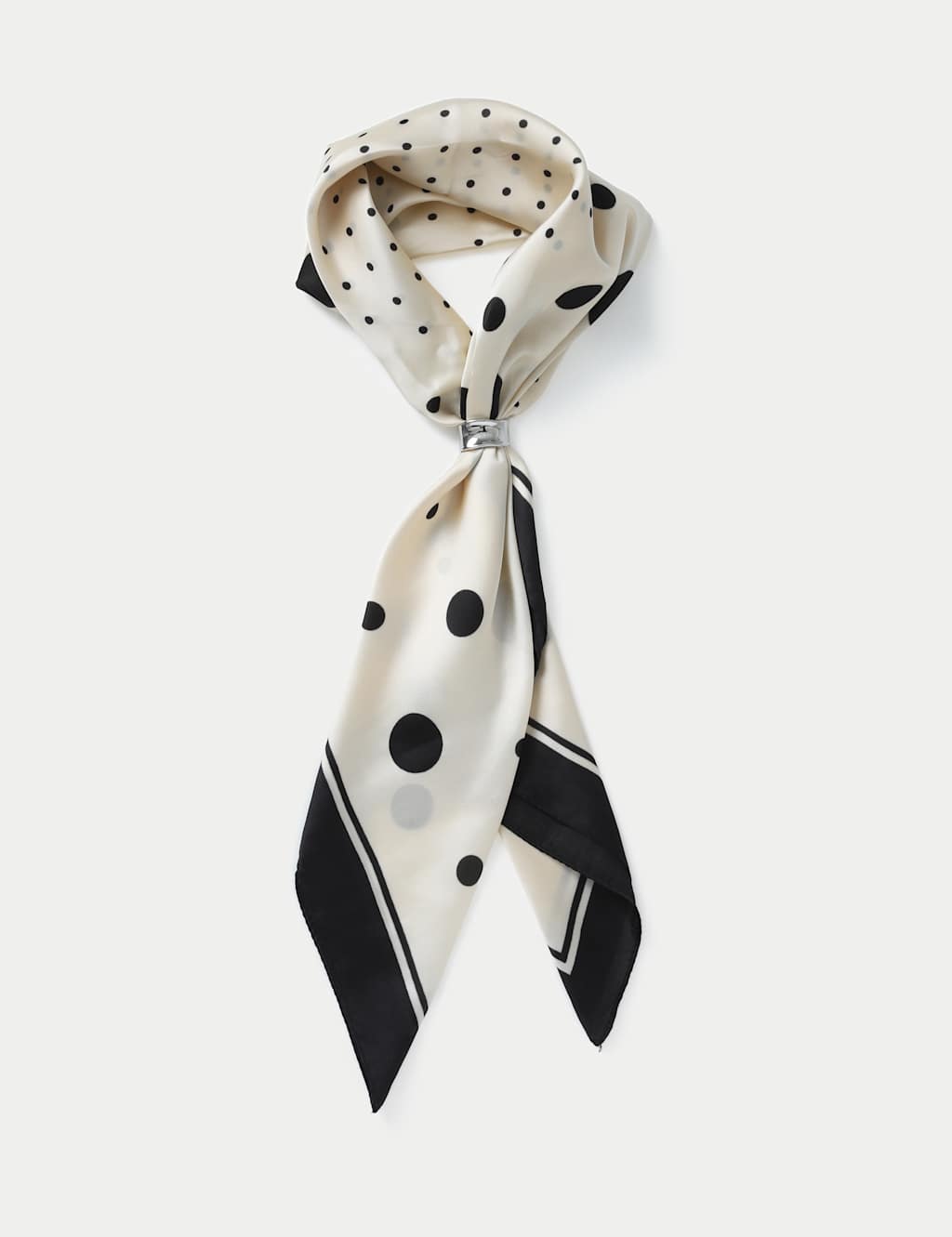 M&S Women's Tp Polka Dot Scarf - Small-Medium - Multi