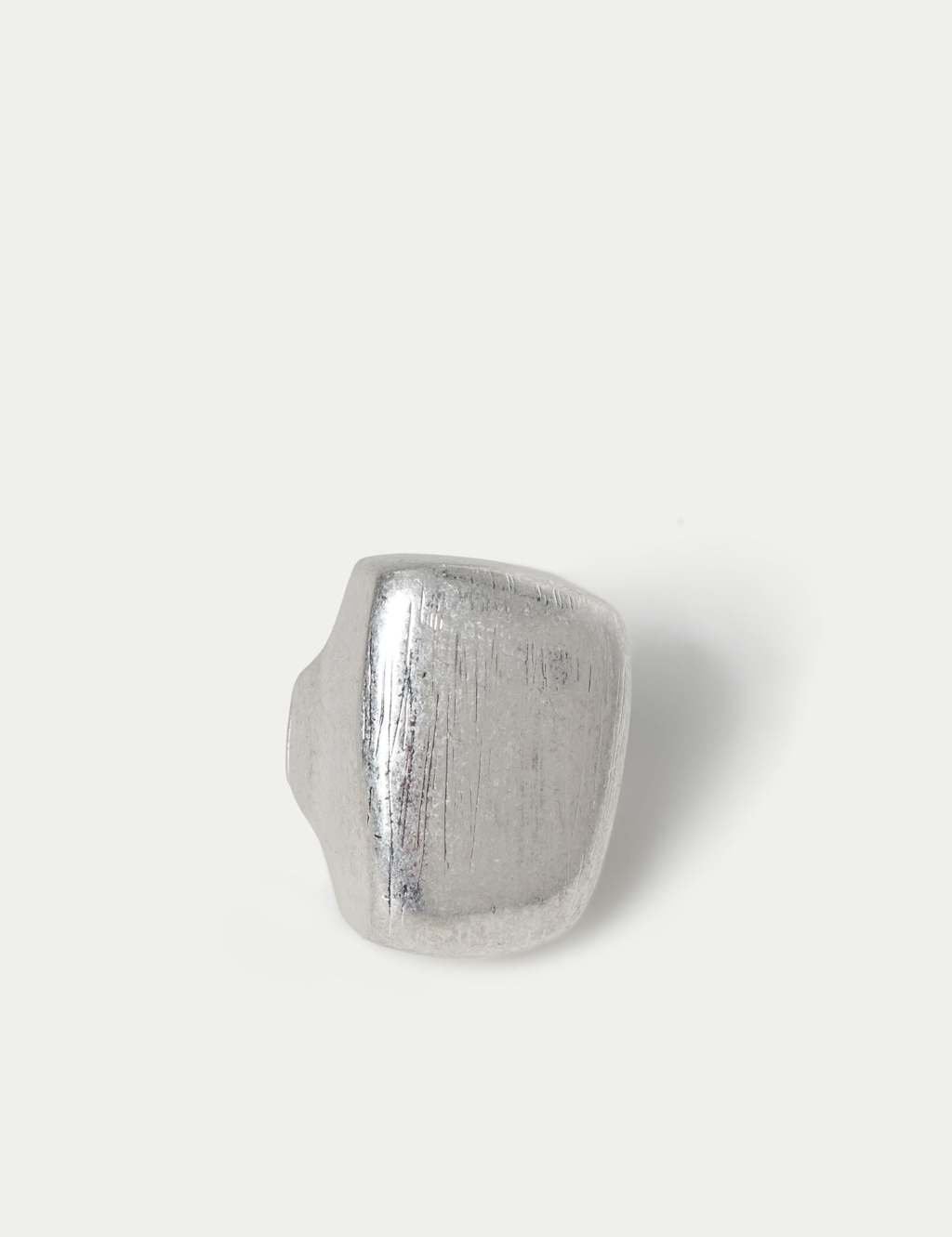 M&S Women's Stretch Statement Ring - Small-Medium - Silver