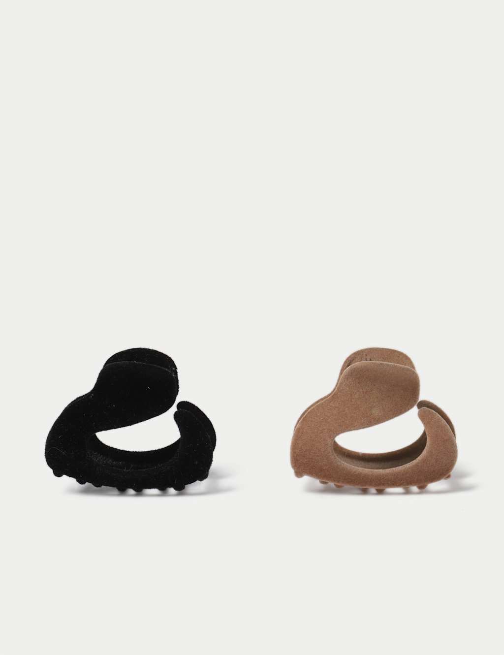M&S Women's 2 Pack Flocked Check Claws - Multi