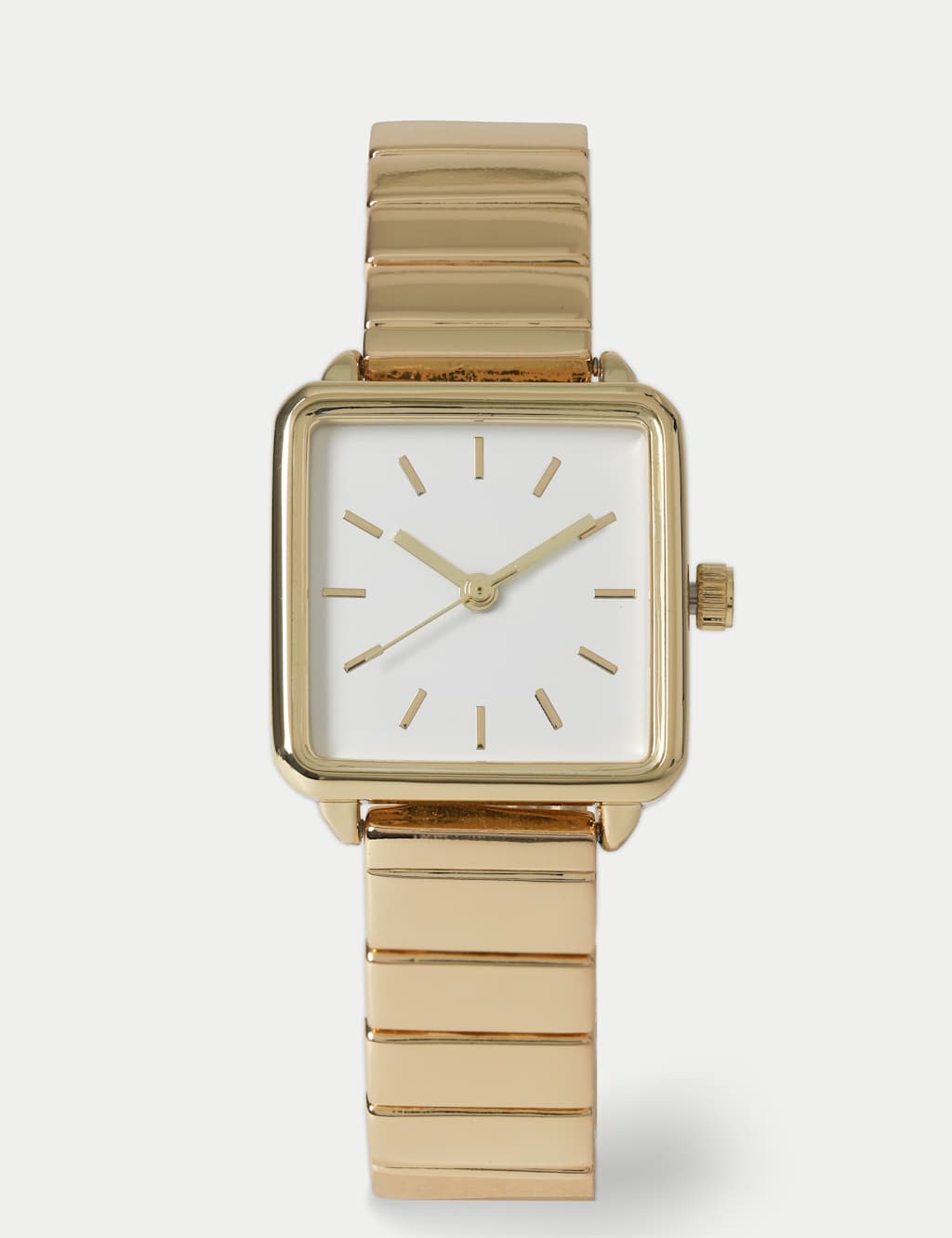M&S Square Face Watch - Gold - for Women