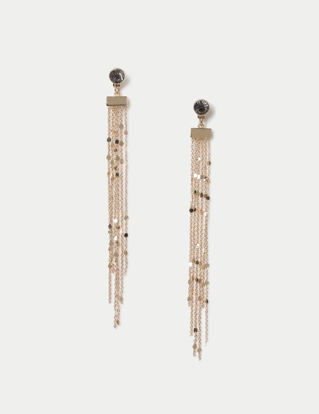 M&S Women's Fine Chain Drop Earrings - Gold