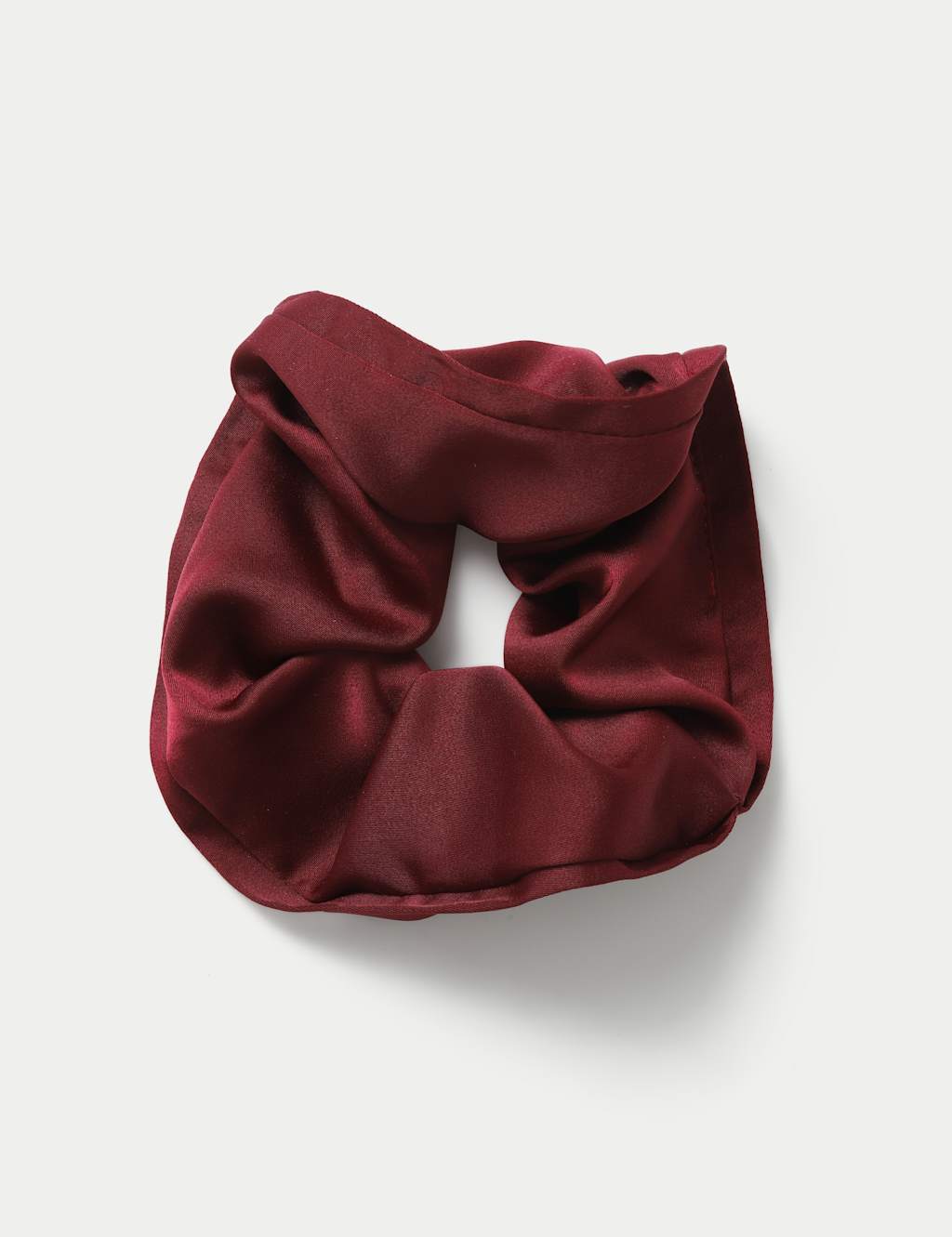 M&S Women's Burgundy Scrunchie