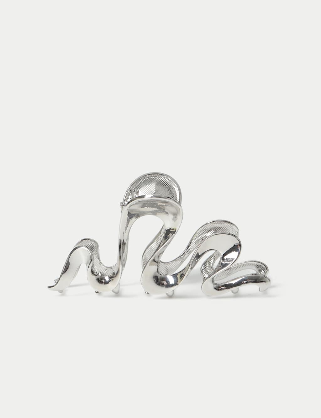 M&S Women's Silver Tone Wiggle Claw