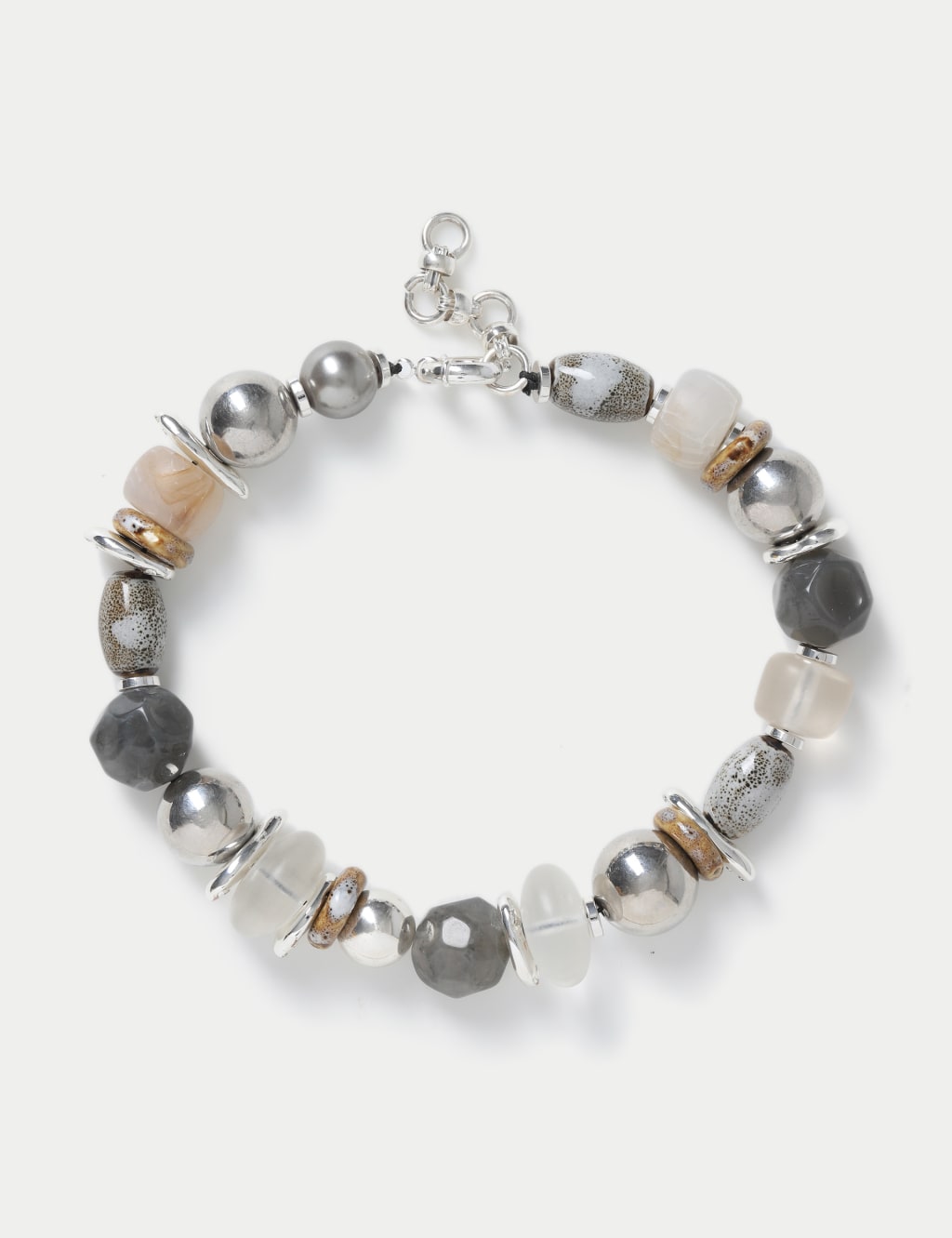 M&S Eclectic Short Rope Necklace Multi