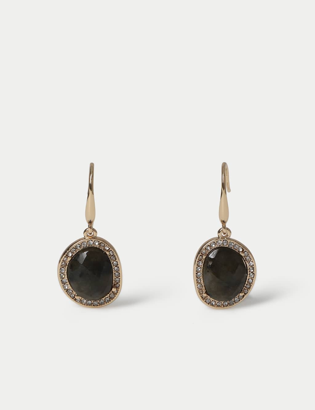 Per Una Women's Natural Stone Stud Earrings - Grey