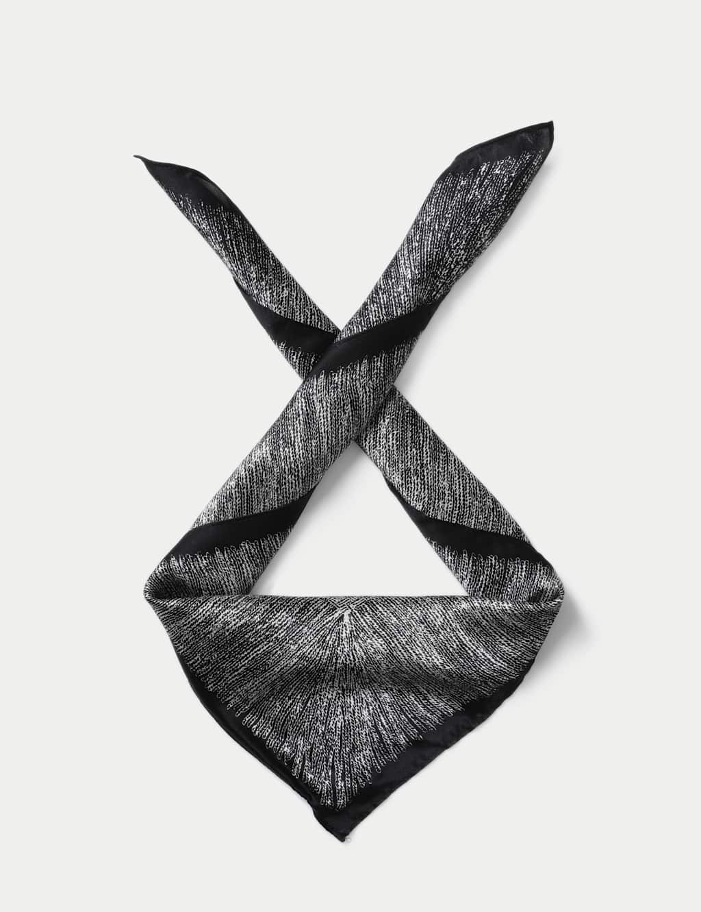 Autograph Men's Auto Patterend Scarf - Black