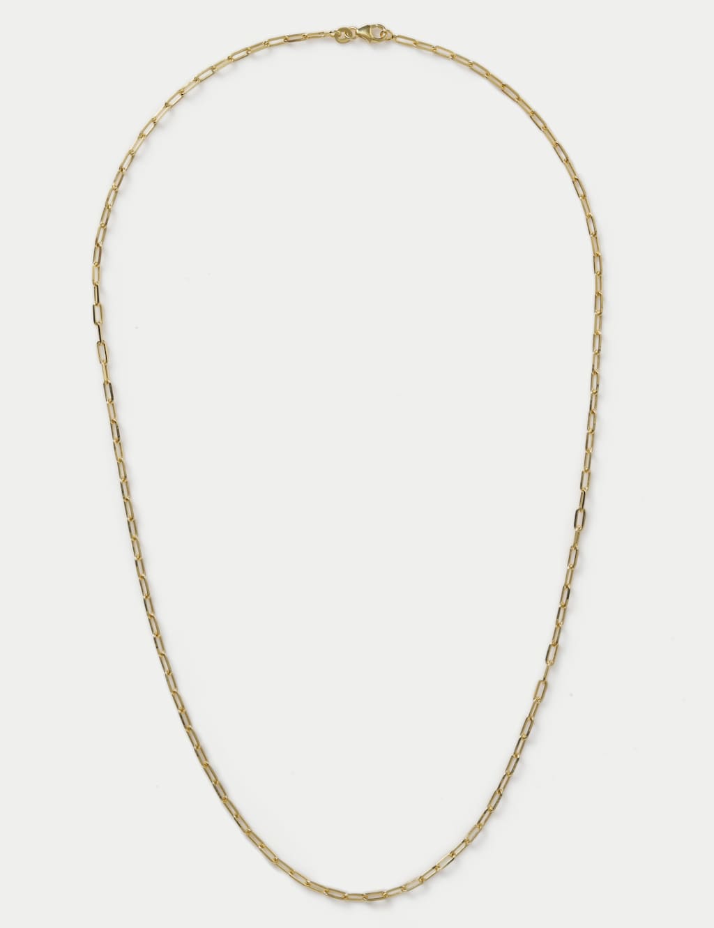 Autograph Men's Auto GP Sterling Paper Chain Necklace - Gold