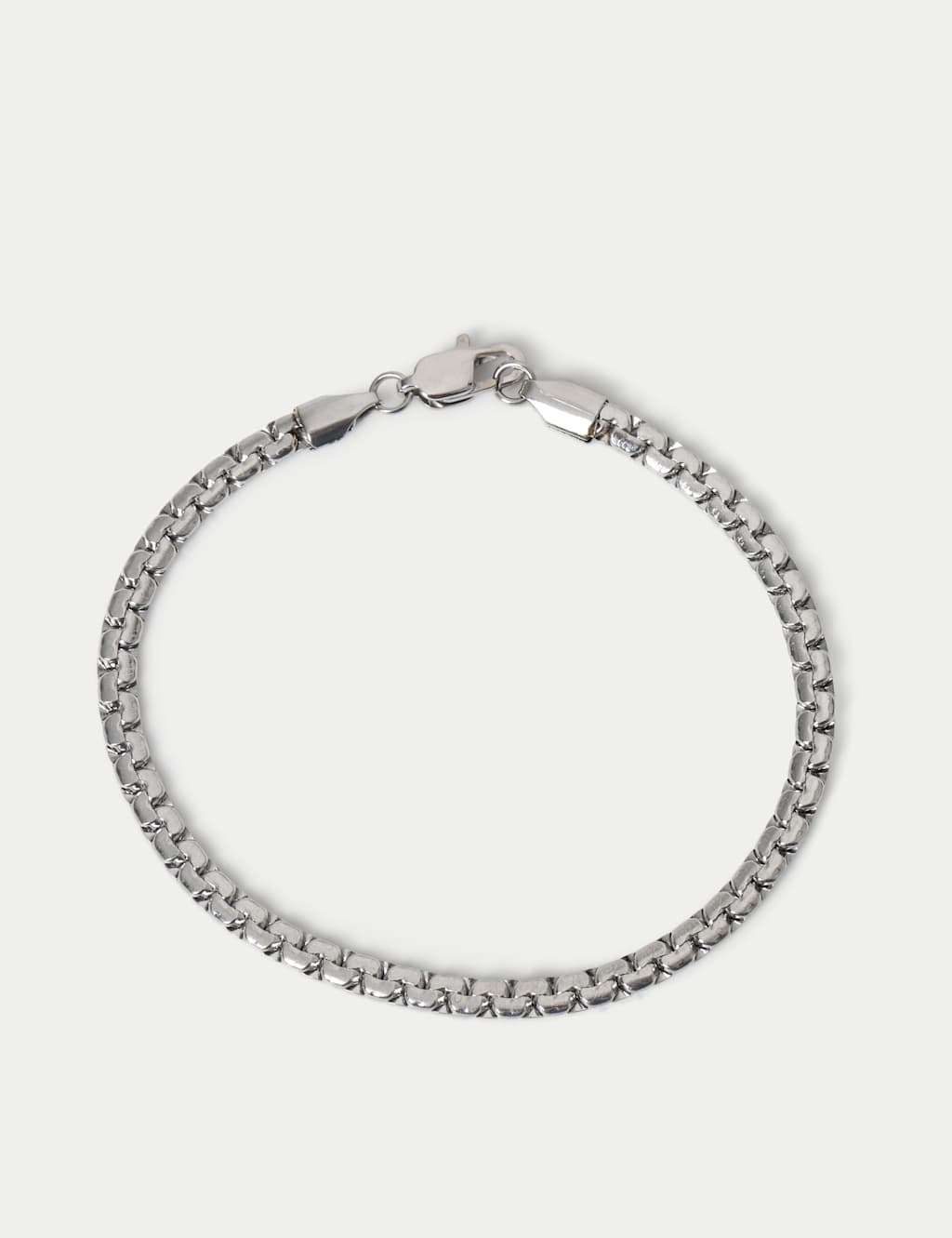 Autograph Men's Auto Stainless Detailed Chain Bracelet - Silver