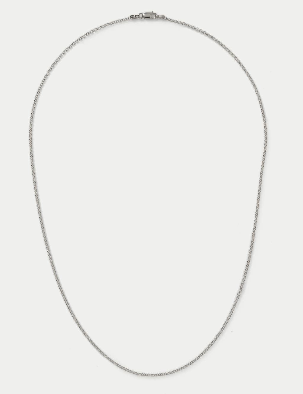 Autograph Men's Auto Sterling Curb Chain Necklace - Silver