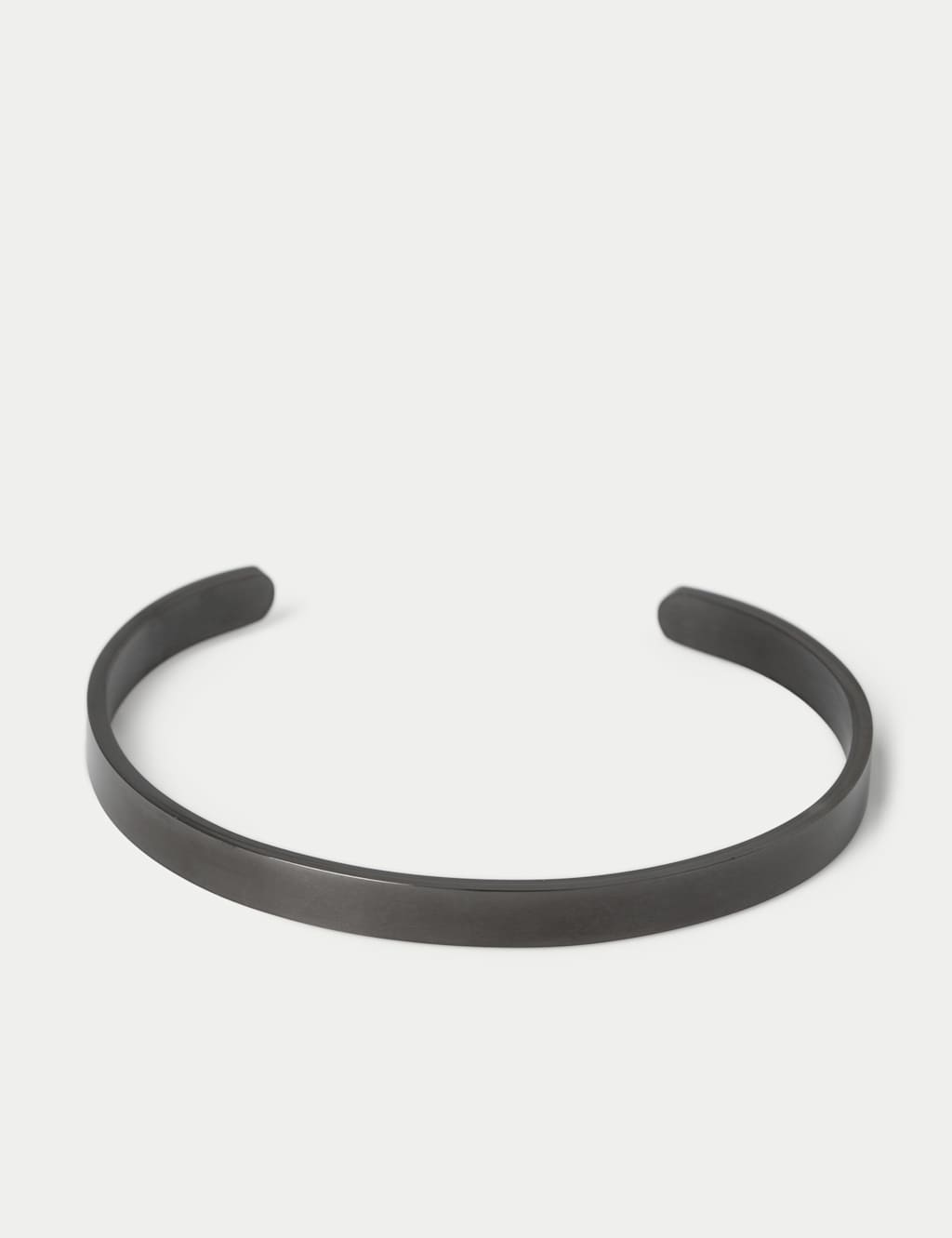 M&S Men's Stainless Thin Cuff - Black