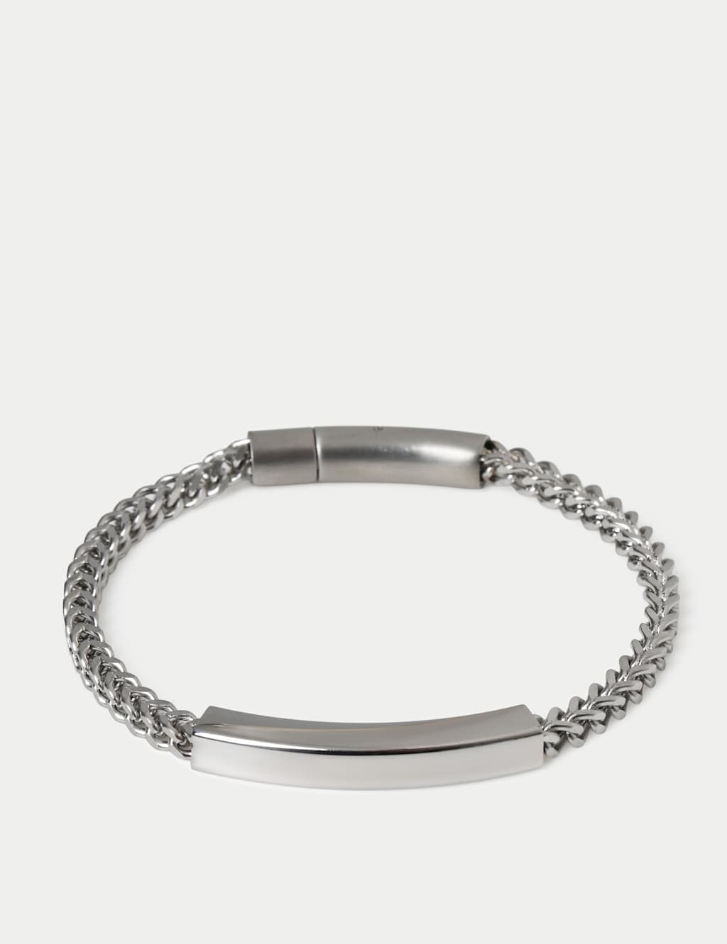 Autograph Men's Auto Stainless Mesh Bracelet - Silver