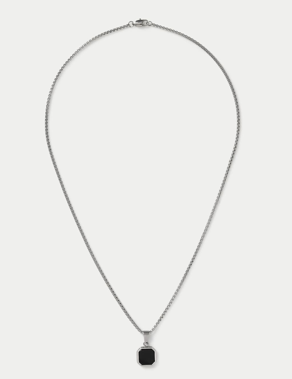Autograph Men's Auto Semi P Pendant Necklace - Silver
