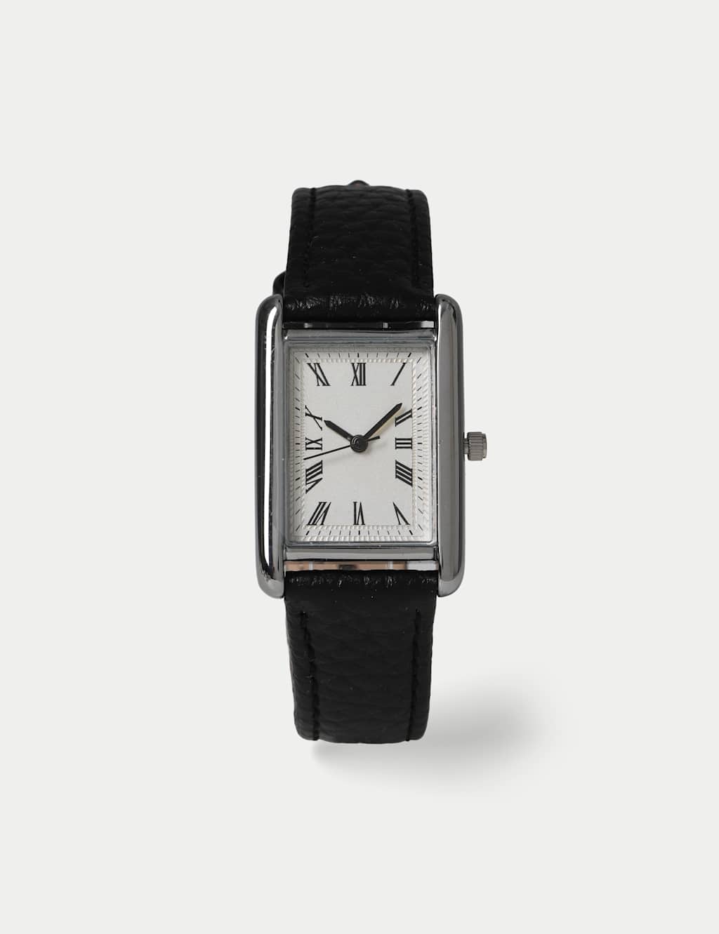 M&S NUMERCAL LEATHER WATCH - Black - for Men