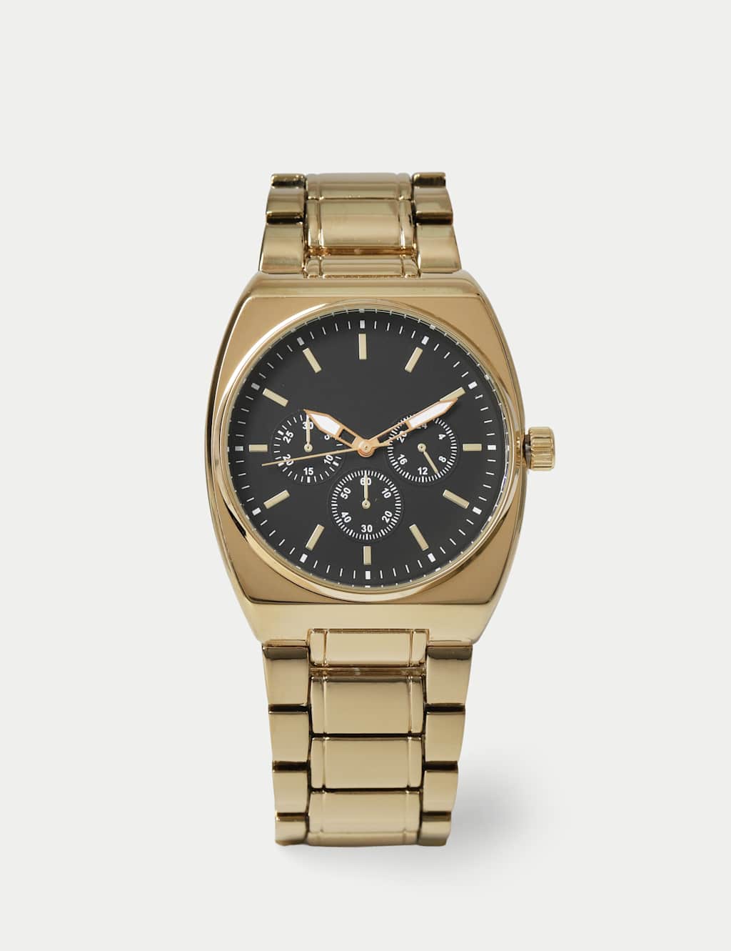 M&S Gold Baton Dial Watch - for Men
