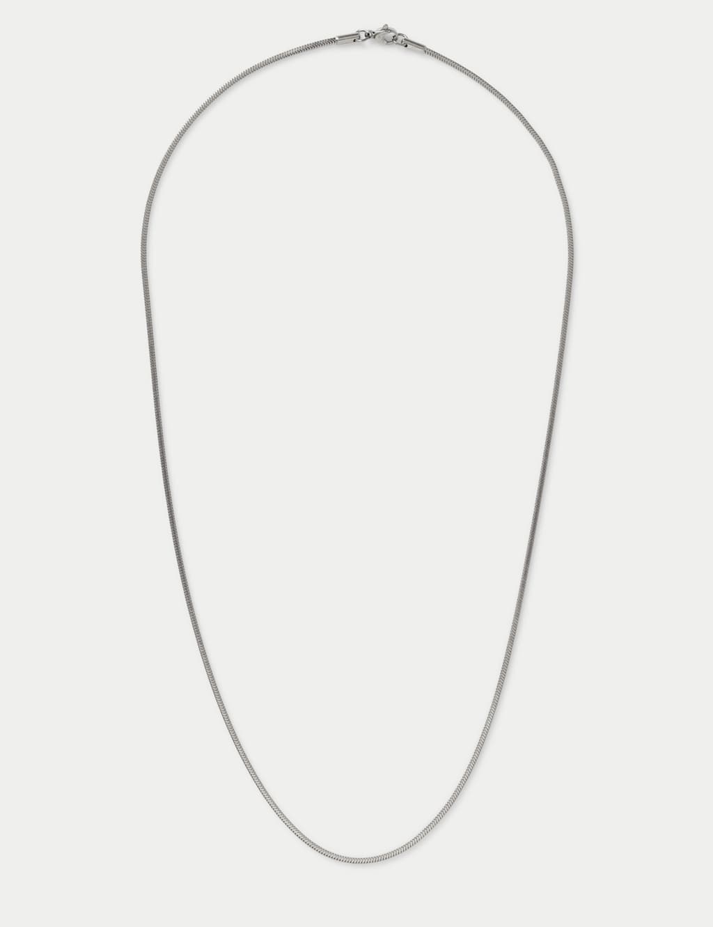Autograph Men's Auto Snake Chain Necklace - Silver
